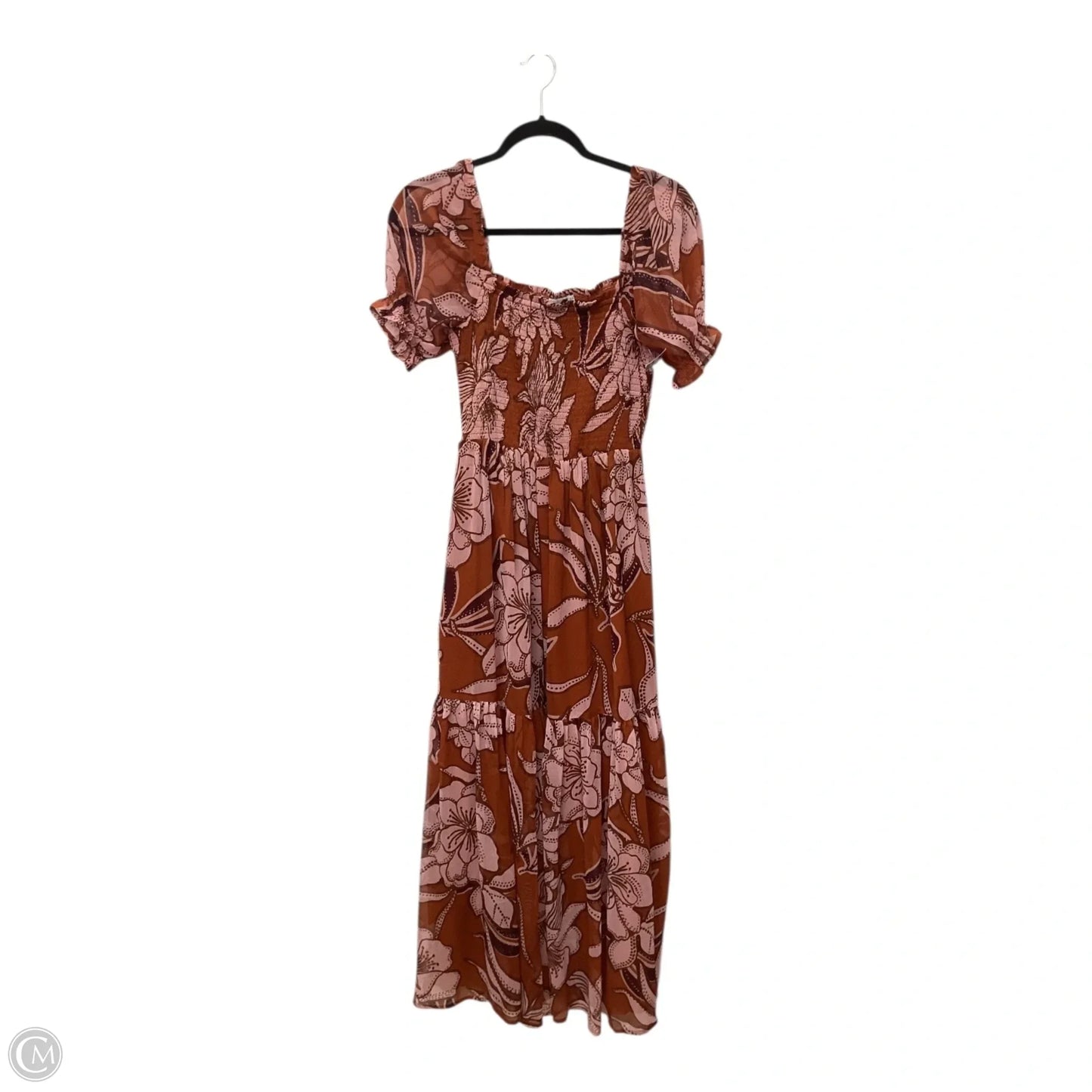 Dress Casual Maxi By Patrons Of Peace In Orange, Size: S