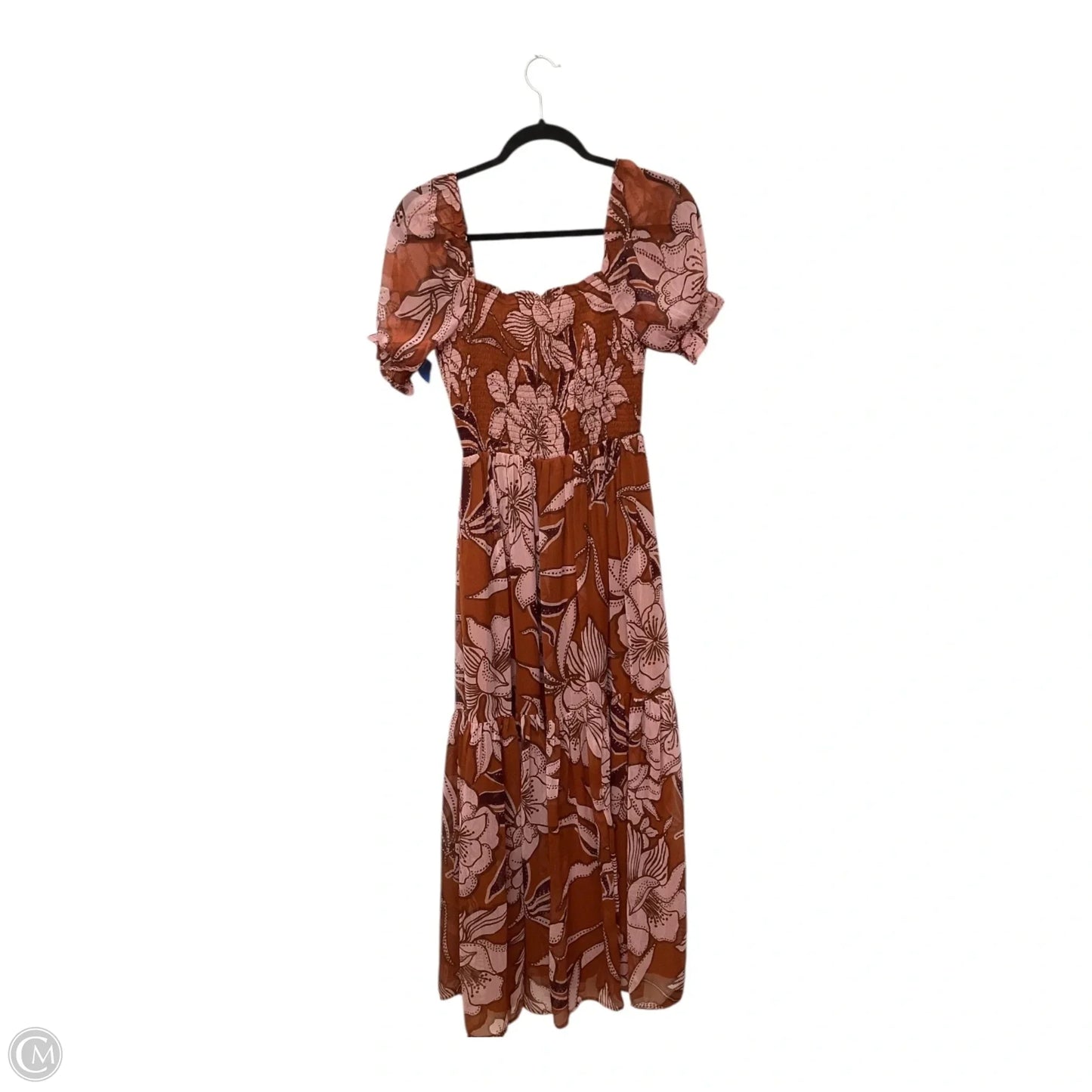 Dress Casual Maxi By Patrons Of Peace In Orange, Size: S