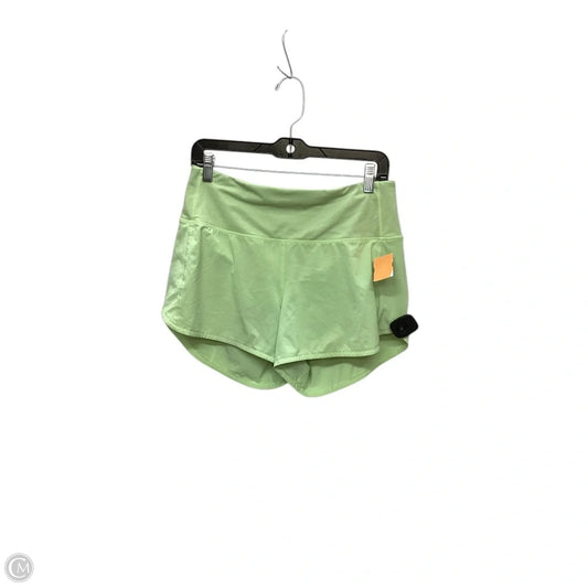 Athletic Shorts By Lululemon In Green, Size: 8