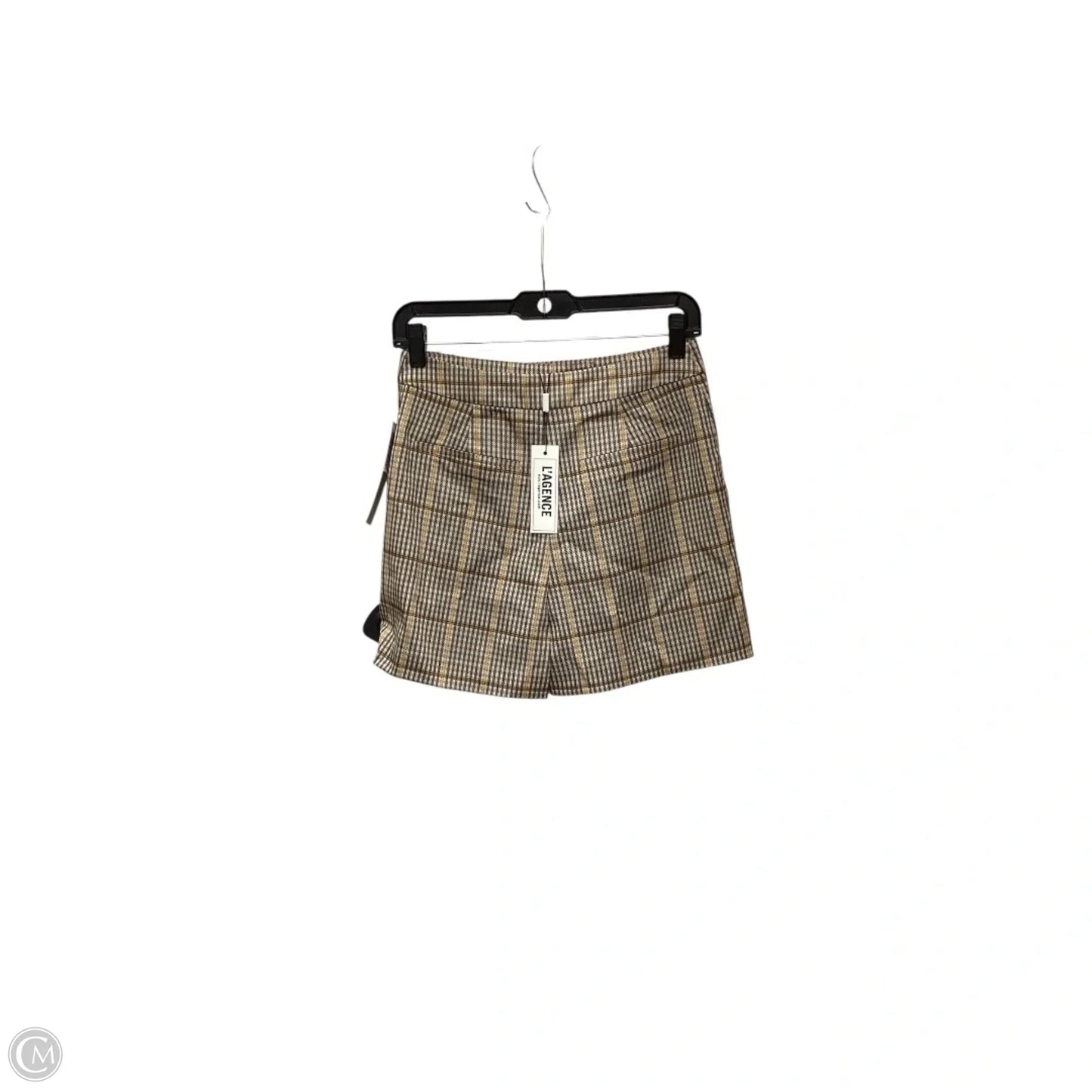 Shorts By L Agence In Plaid Pattern, Size: 2