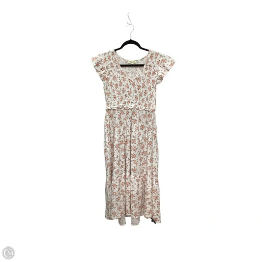 Dress Casual Midi By Indigo Rose In Floral Print, Size: M