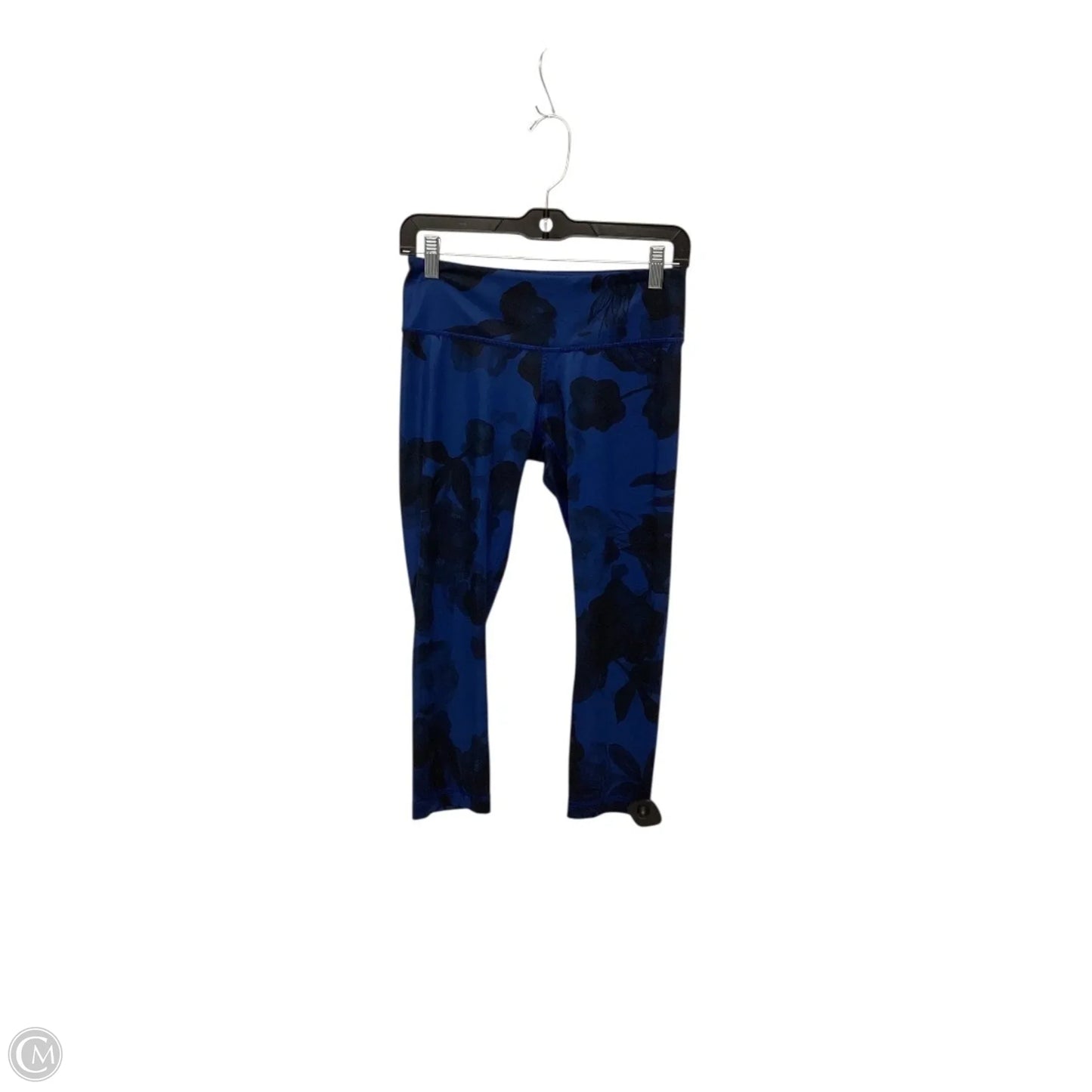 Athletic Leggings By Lululemon In Black & Blue, Size: 6
