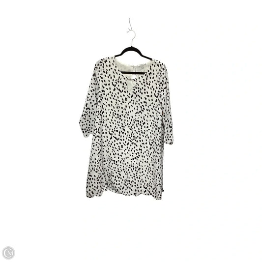 Dress Casual Midi By Jodifl In Black & White, Size: M