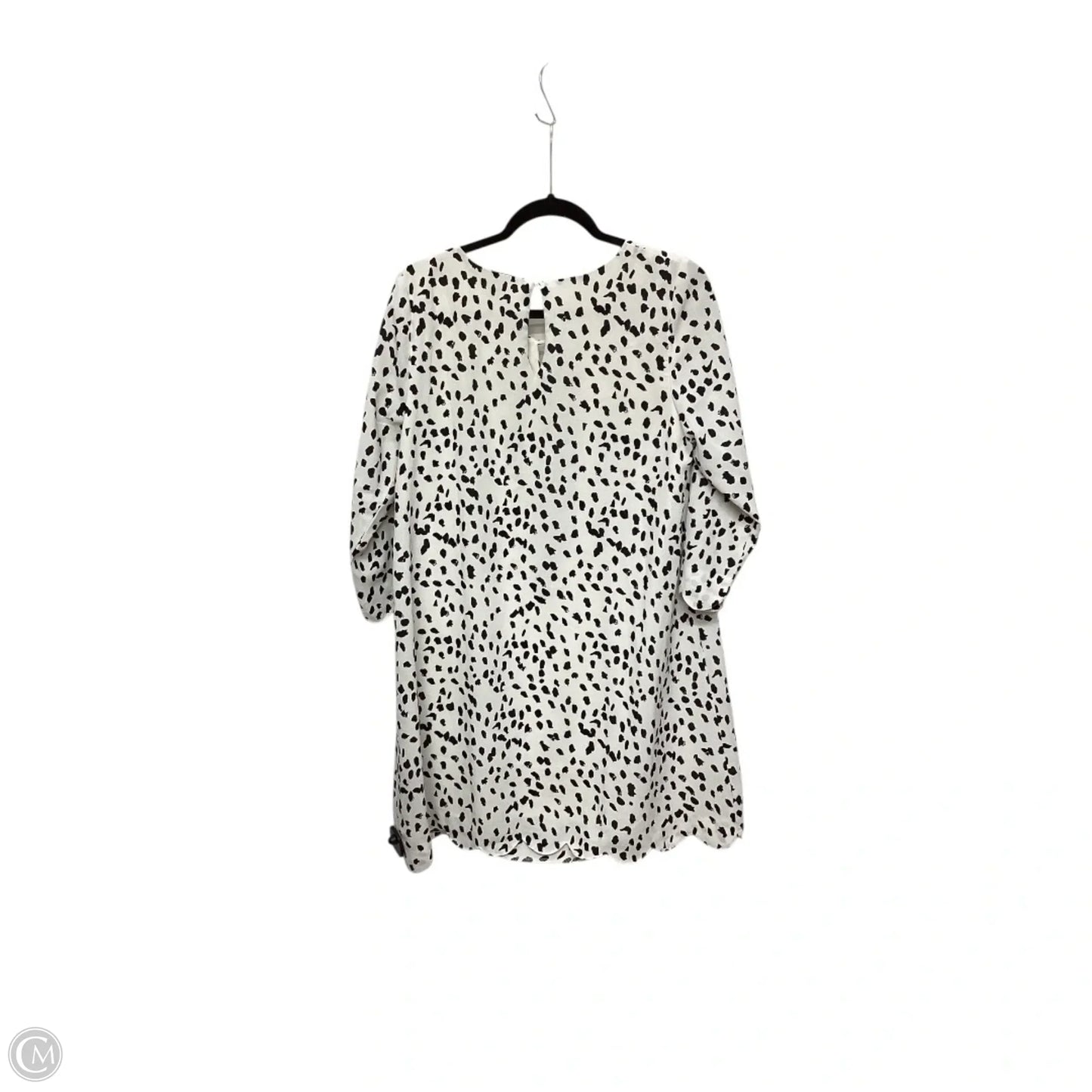 Dress Casual Midi By Jodifl In Black & White, Size: M