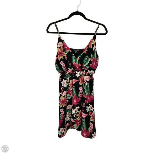 Dress Casual Short By As U Wish In Tropical Print, Size: S