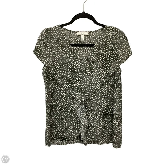 Blouse Designer By Halston In Grey, Size: S