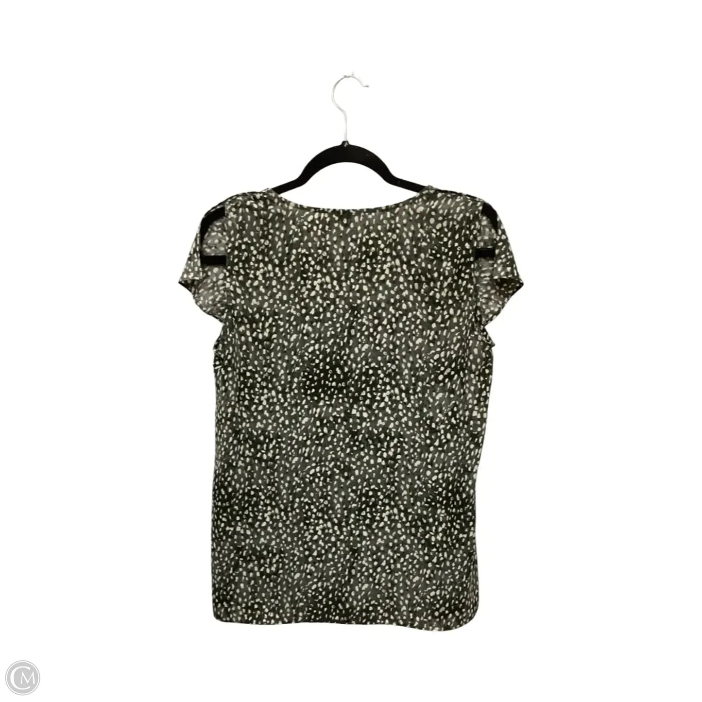 Blouse Designer By Halston In Grey, Size: S
