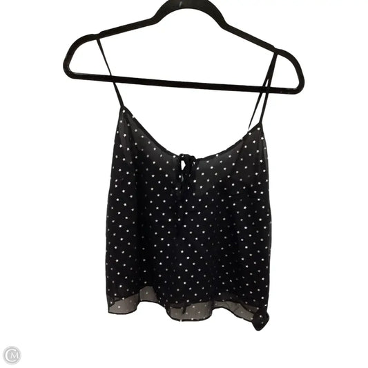 Designer Blouse Sleeveless By Clothes Mentor In Black, Size: S