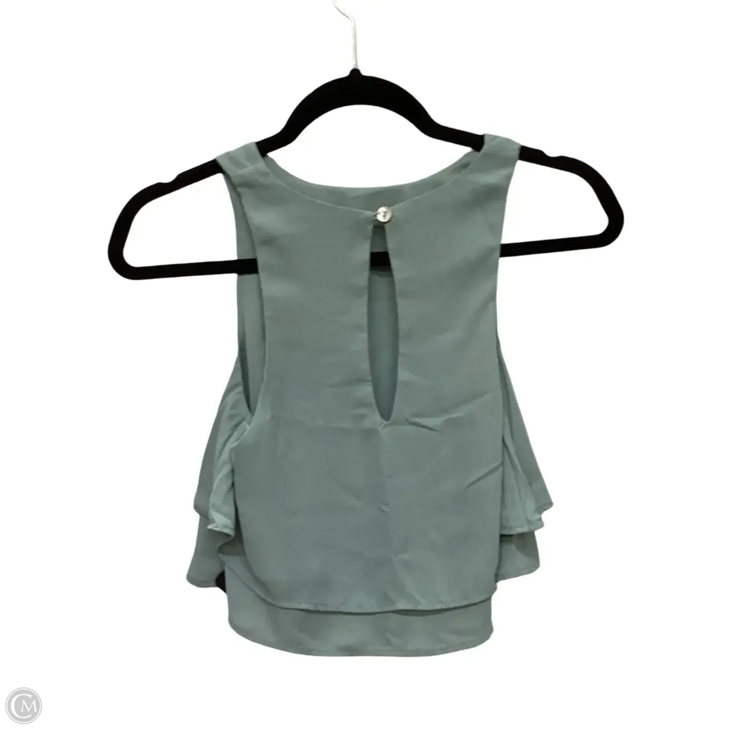 Designer Blouse Sleeveless By Show Me Your Mumu In Green, Size: Xs