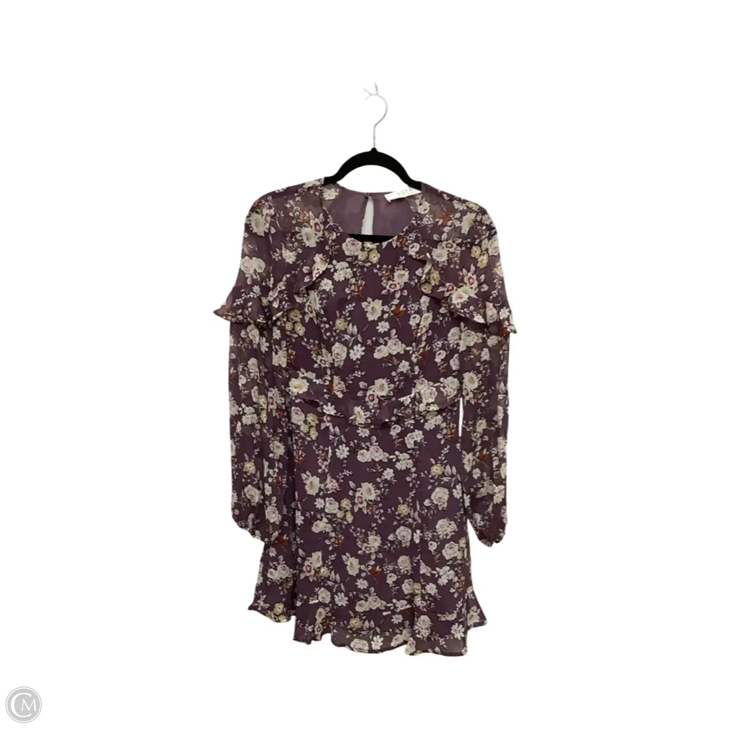 Designer Dress Casual Short By Astr The Label In Purple, Size: S