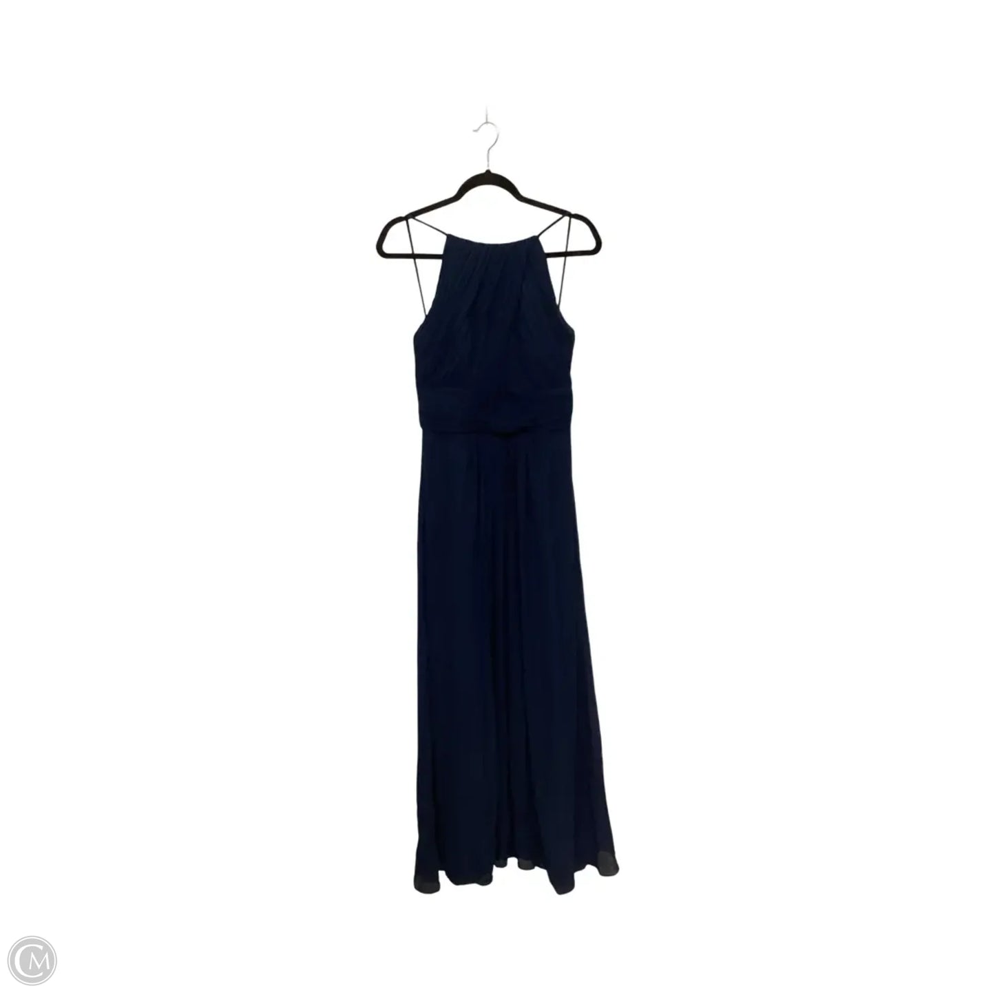 Designer Dress Party Long By Levkoff In Blue, Size: 8