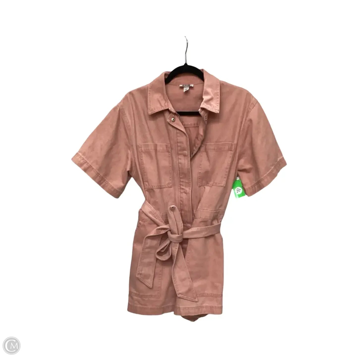Romper By Future Collective In Orange Denim, Size: M