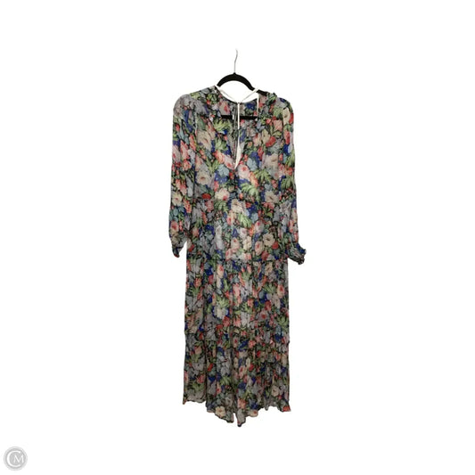 Dress Casual Maxi By Anthropologie In Floral Print, Size: Mp