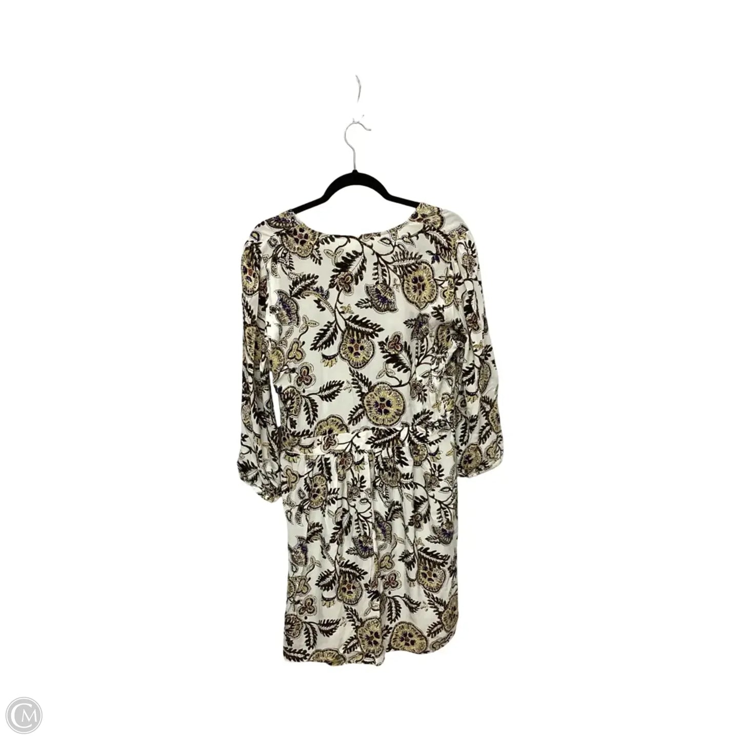 Designer Dress Casual Short By Clothes Mentor In Cream, Size: L