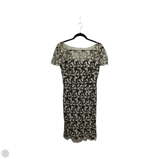 Designer Dress Party Short By Js Collections In Grey, Size: 2