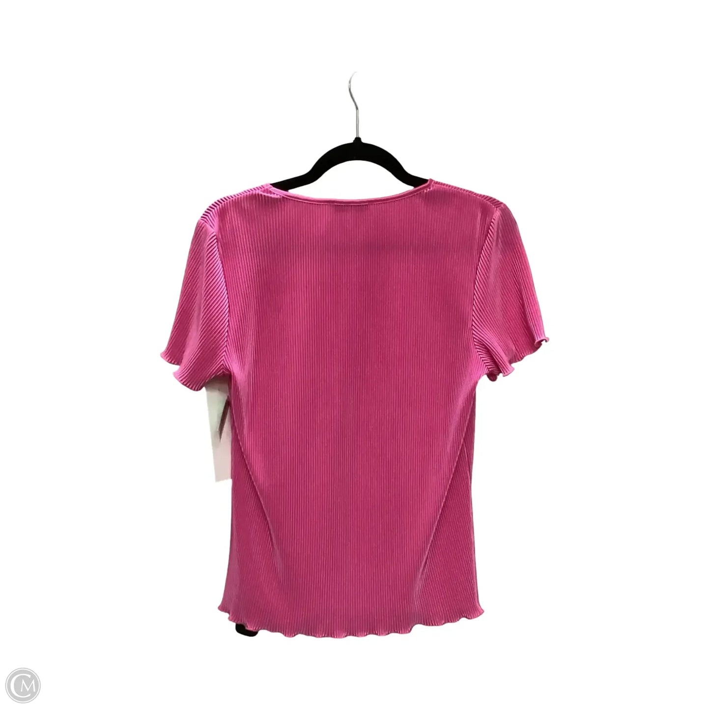Blouse Short Sleeve By Ro & De In Pink, Size: M