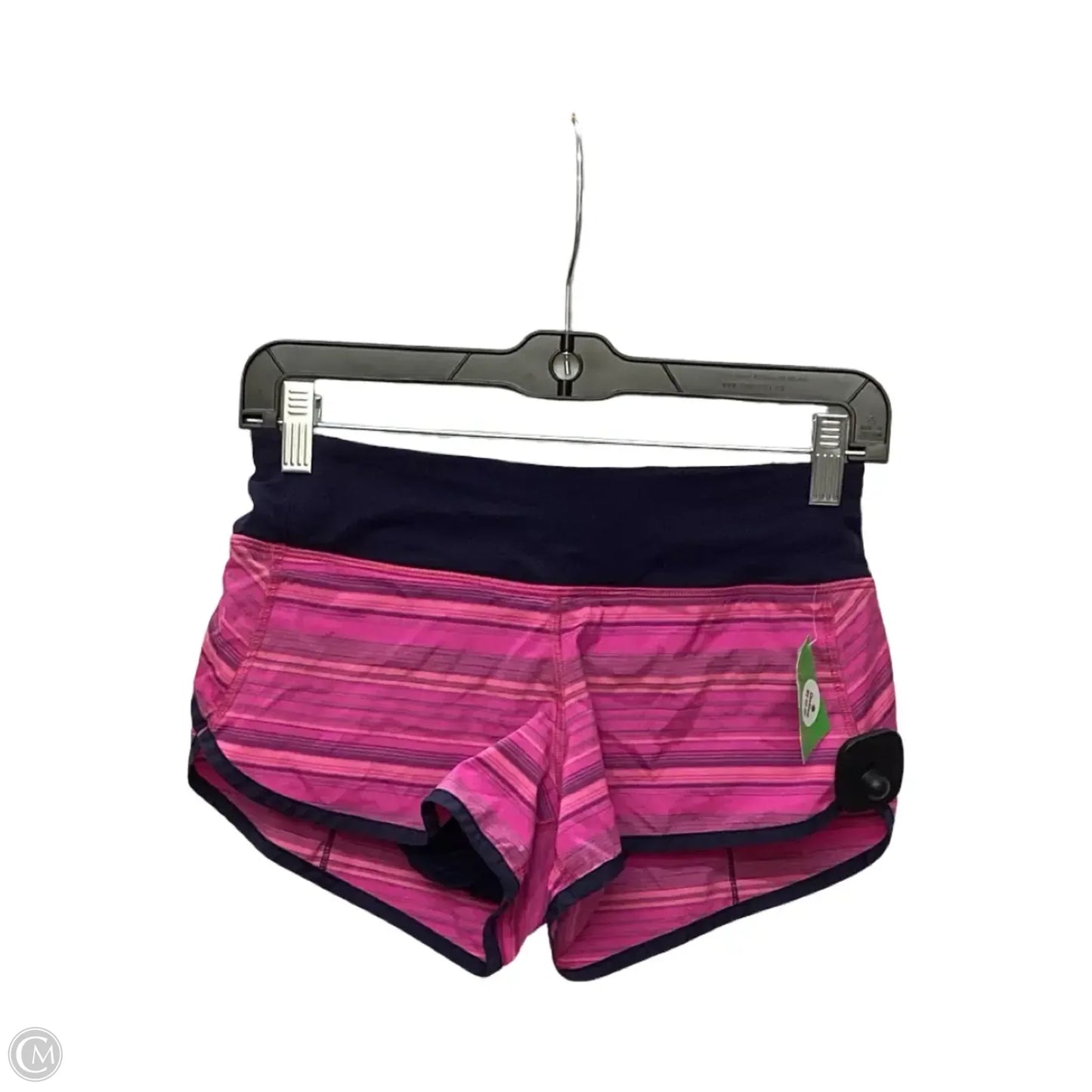 Athletic Shorts By Lululemon In Pink, Size: 2