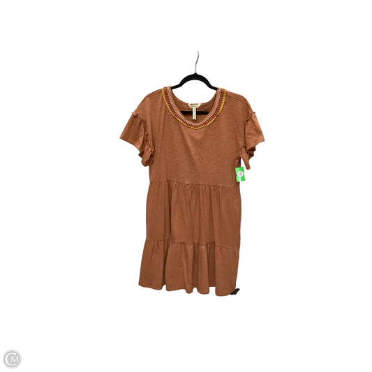 Dress Casual Short By Matilda Jane In Orange, Size: M