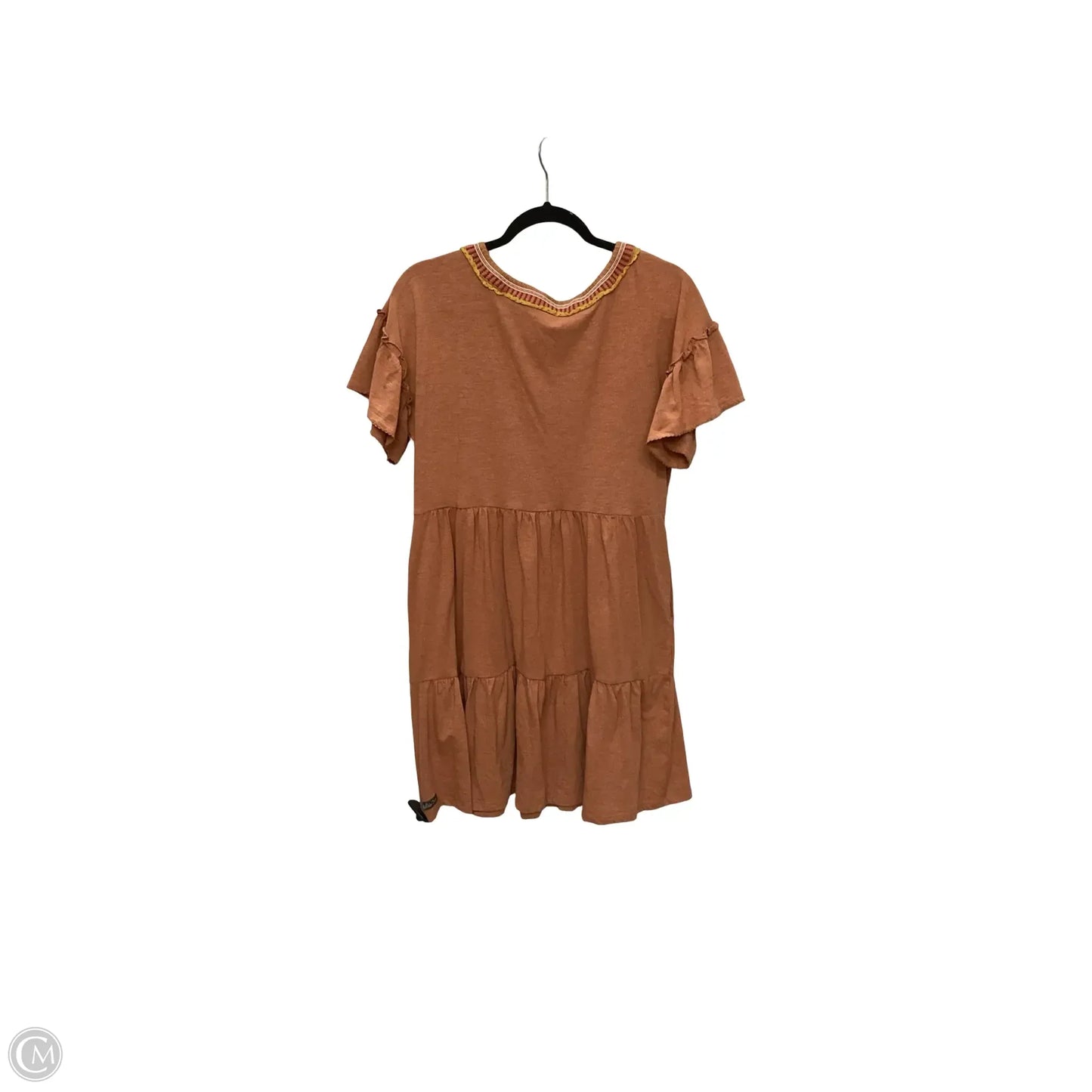Dress Casual Short By Matilda Jane In Orange, Size: M