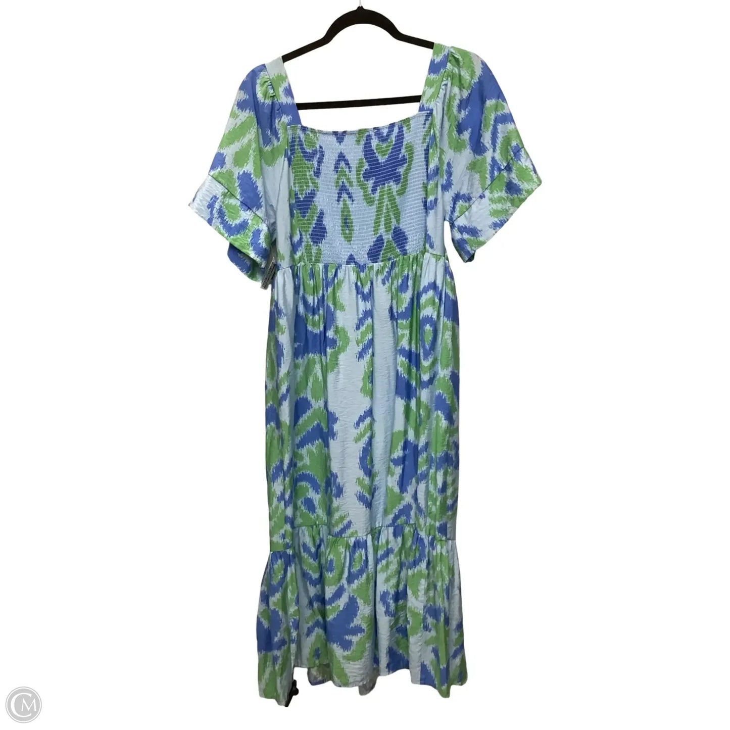 Dress Casual Midi By Michelle Mcdowell In Blue, Size: M