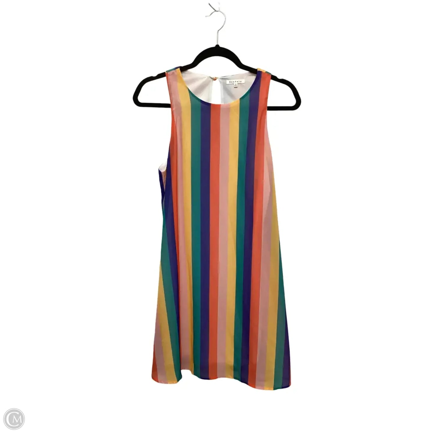 Dress Casual Short By Baevely In Rainbow Print, Size: M