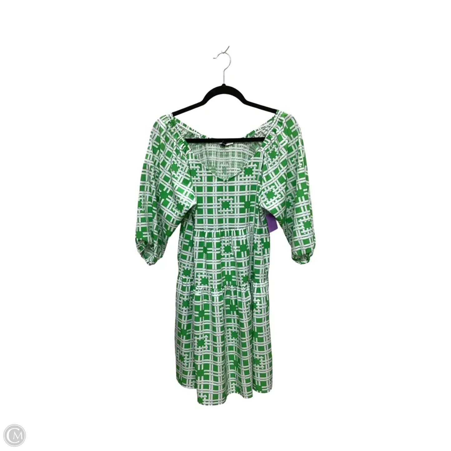 Dress Casual Short By Michelle Mcdowell In Green, Size: M