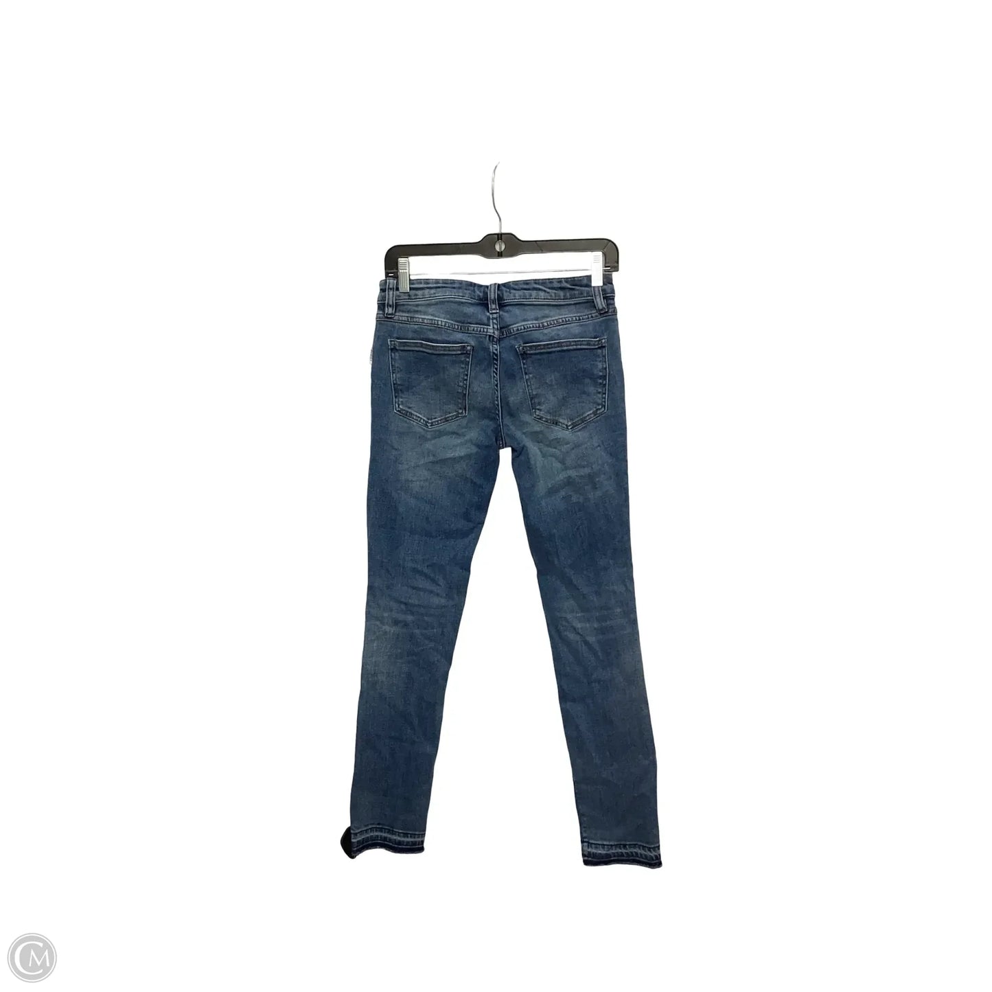 Jeans Skinny By Free People In Blue Denim, Size: 2