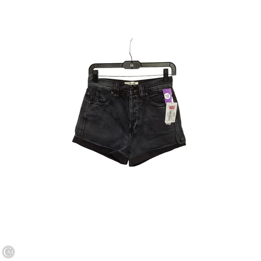 Shorts By Free People In Black Denim, Size: 0