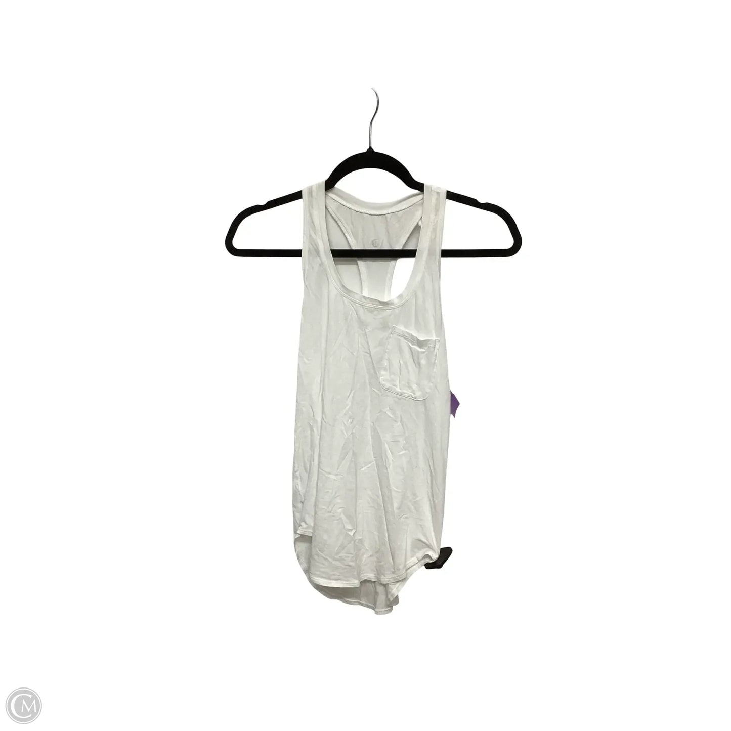 Athletic Tank Top By Lululemon In White, Size: 2