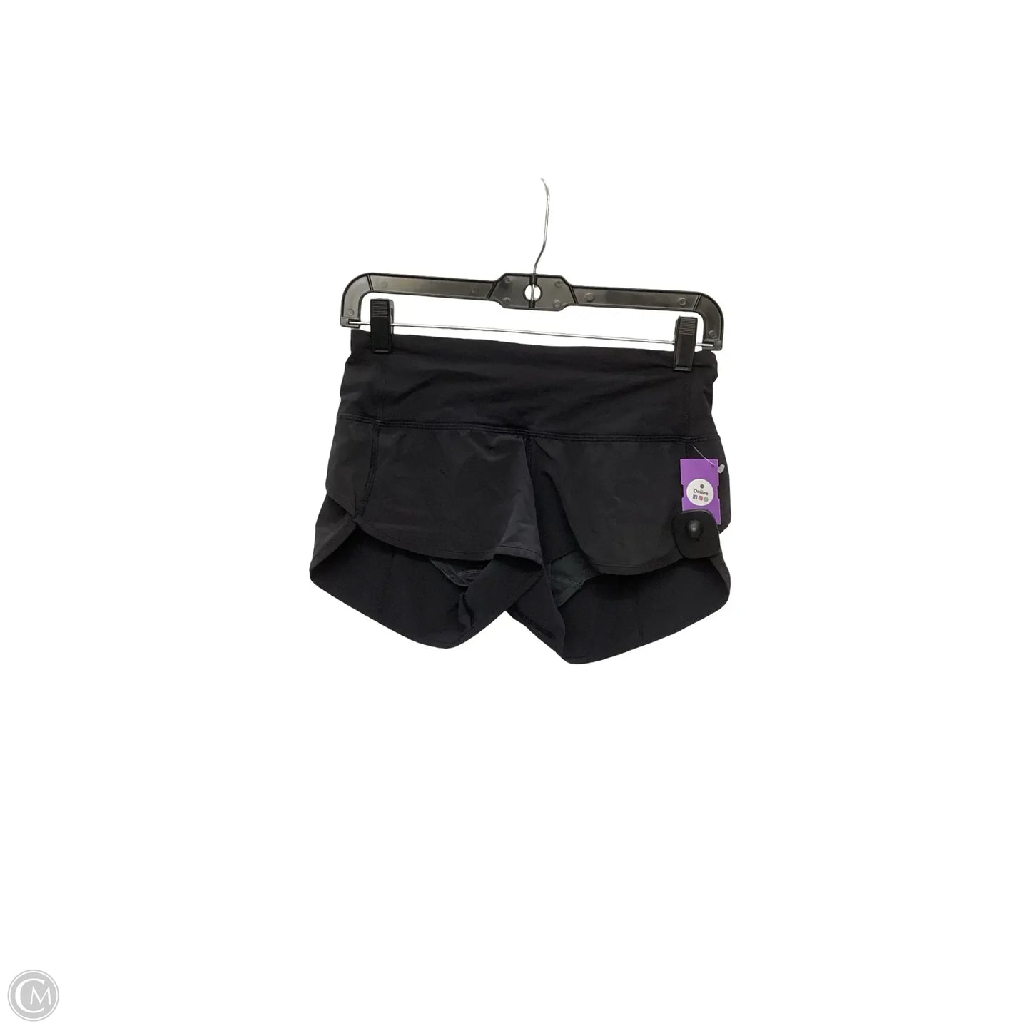 Athletic Shorts By Lululemon In Black, Size: 2