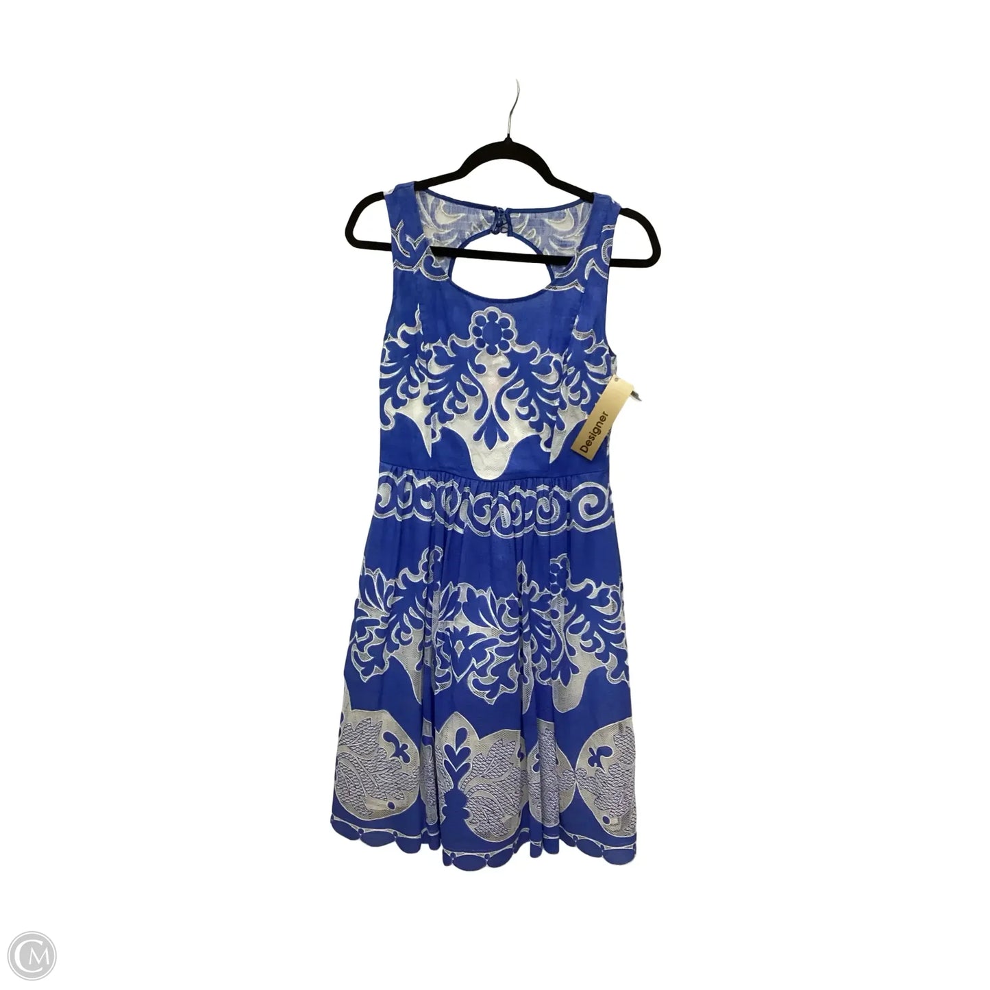 Designer Dress Casual Short By Tracy Reese In Blue, Size: 6