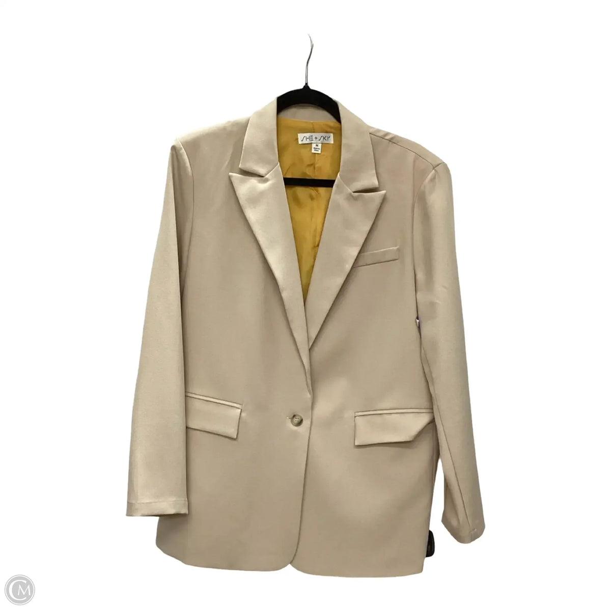 Blazer By She + Sky In Cream, Size: M