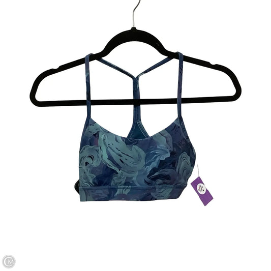 Athletic Bra By Lululemon In Blue, Size: 6