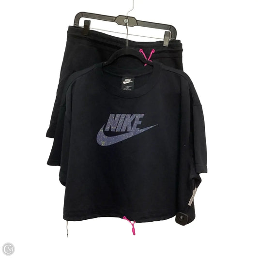 Athletic Shorts 2pc By Nike In Black, Size: 3x