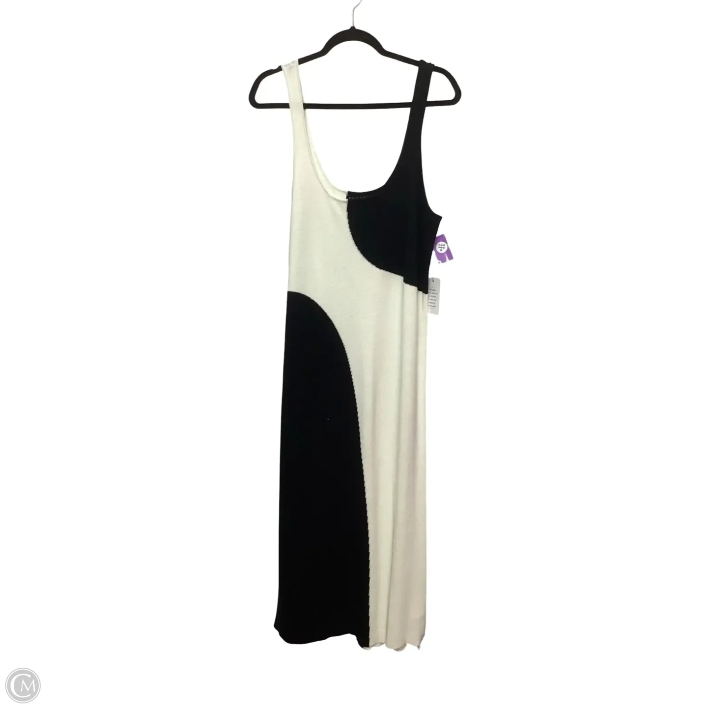 Dress Casual Maxi By Eloquii In Black & White, Size: 22
