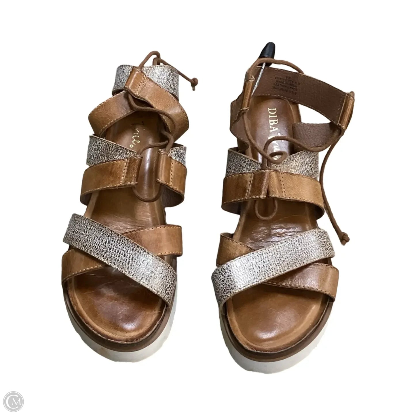 Sandals Flats By Diba In Brown, Size: 9