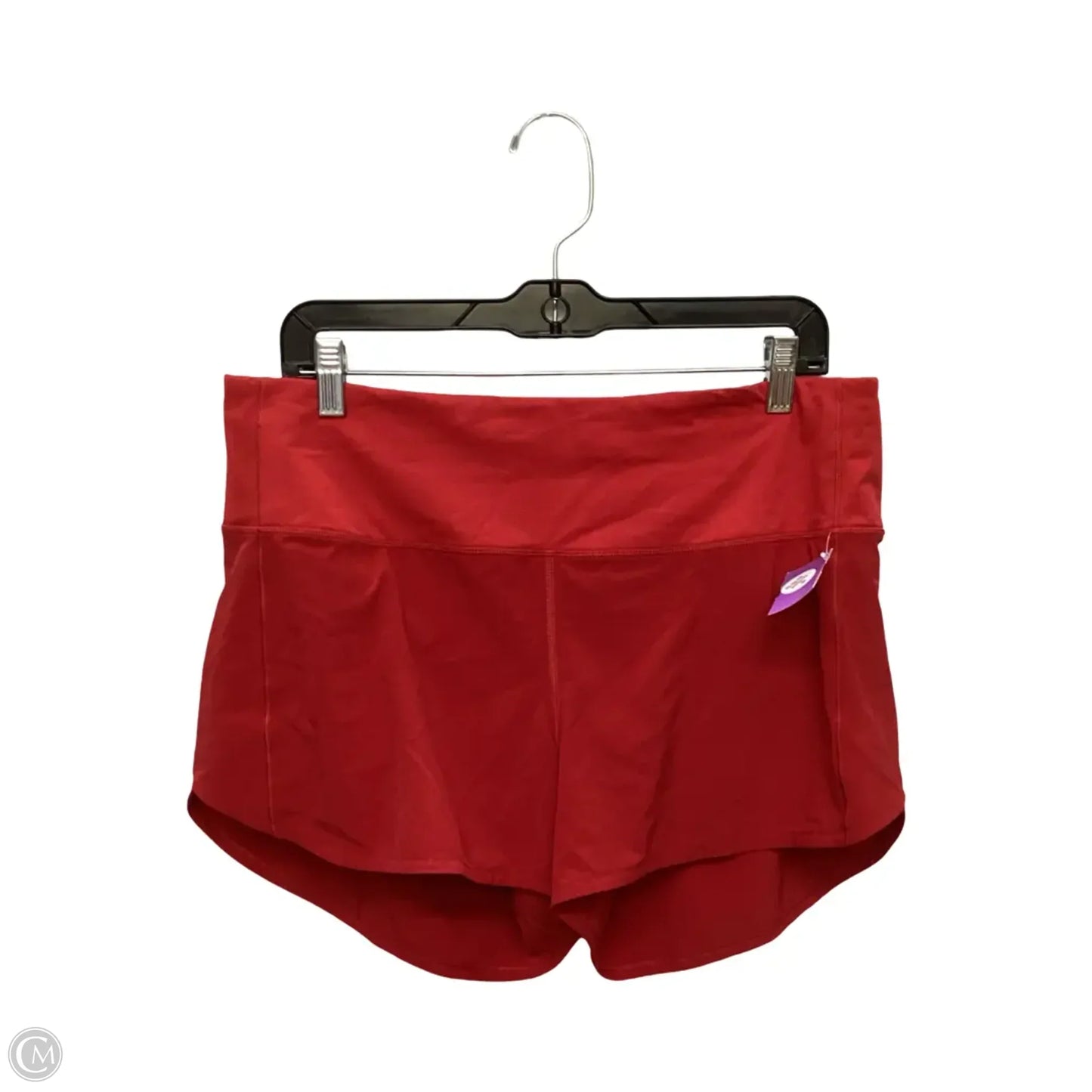 Athletic Shorts By Lululemon In Red, Size: 12
