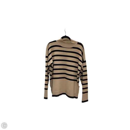 Sweater By Cable And Gauge In Striped Pattern, Size: Xl