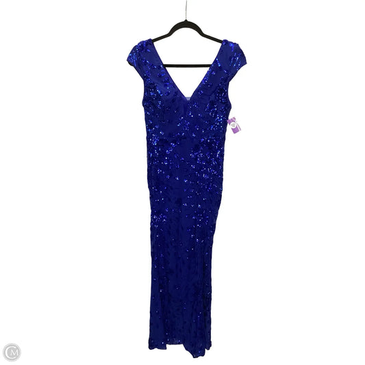Dress Party Long By xuibol In Blue, Size: M