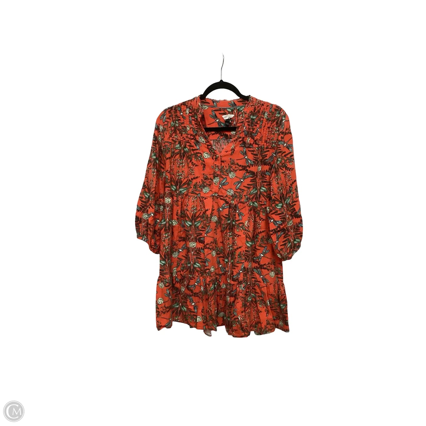 Dress Casual Short By Anthropologie In Orange, Size: Xs