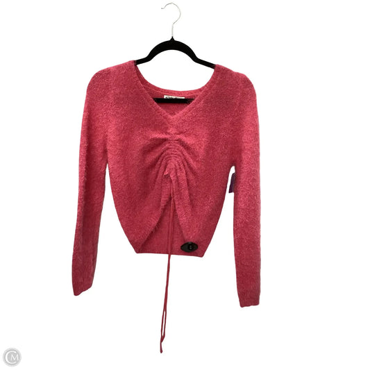 Sweater By Clothes Mentor In Pink, Size: M