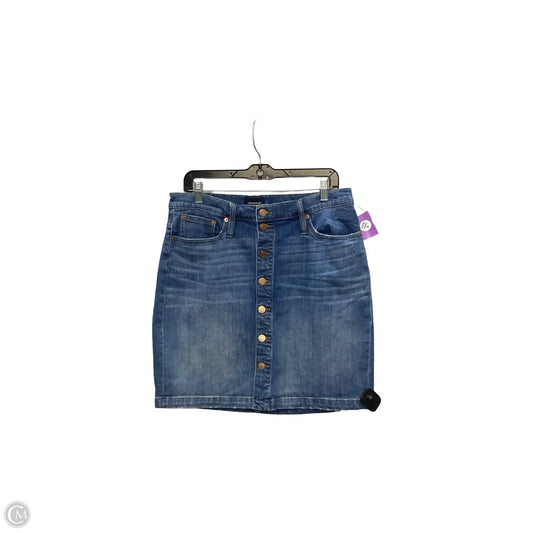 Skirt Mini & Short By J. Crew In Blue Denim, Size: 10