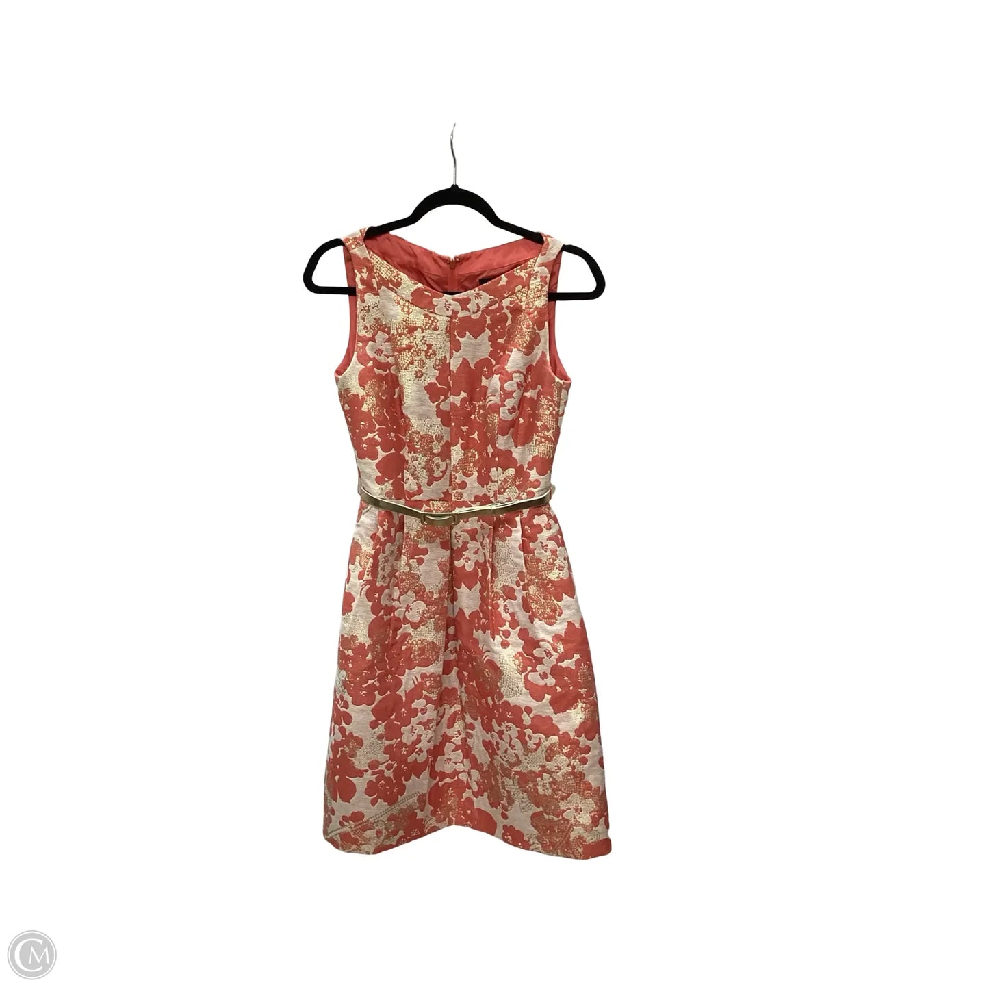 Dress Casual Short By Tahari By Arthur Levine In Orange, Size: 4