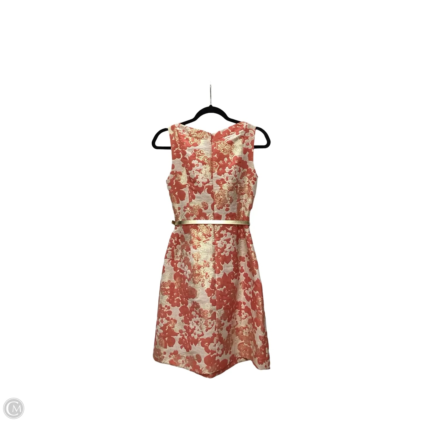Dress Casual Short By Tahari By Arthur Levine In Orange, Size: 4