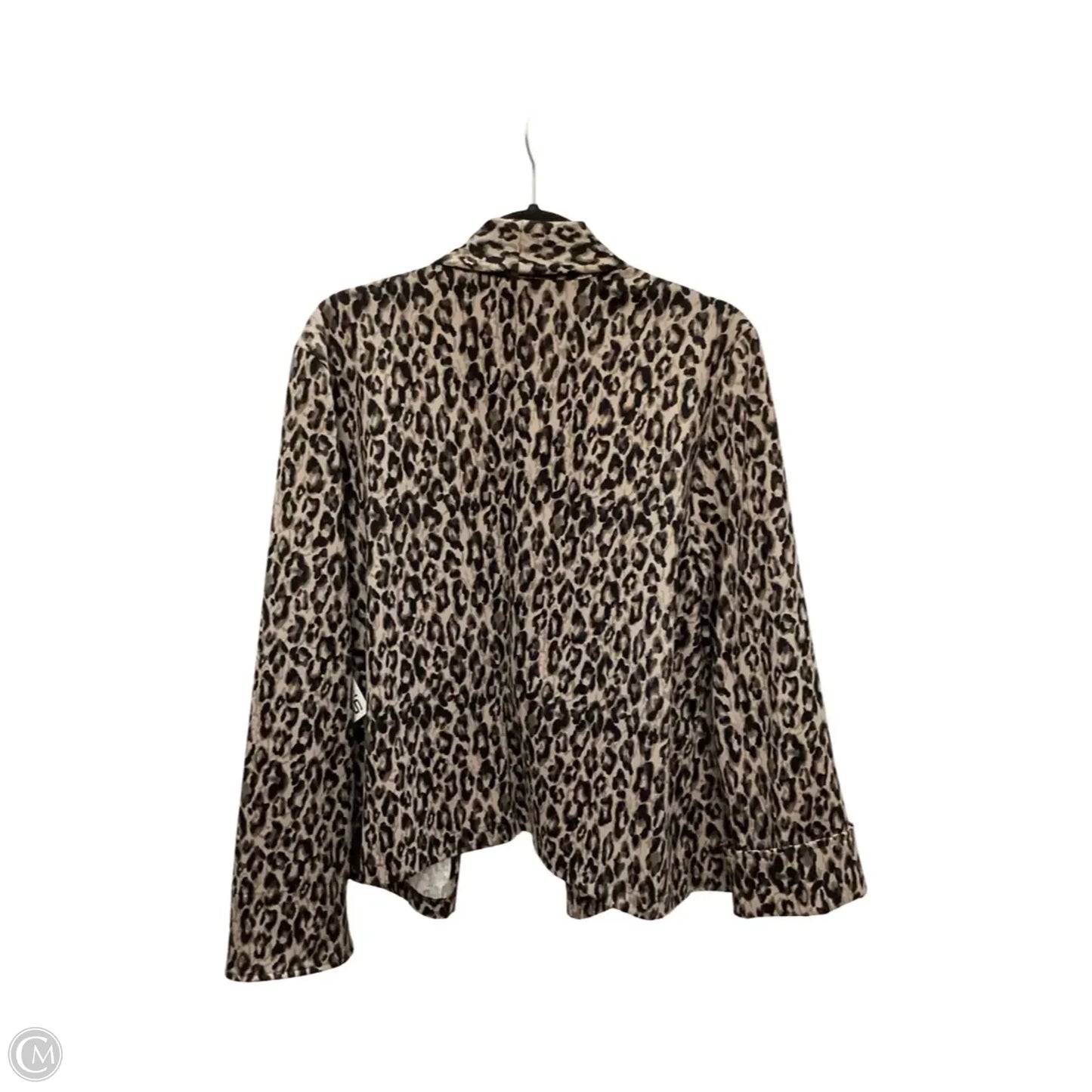 Blazer By Chicos In Animal Print, Size: Xl