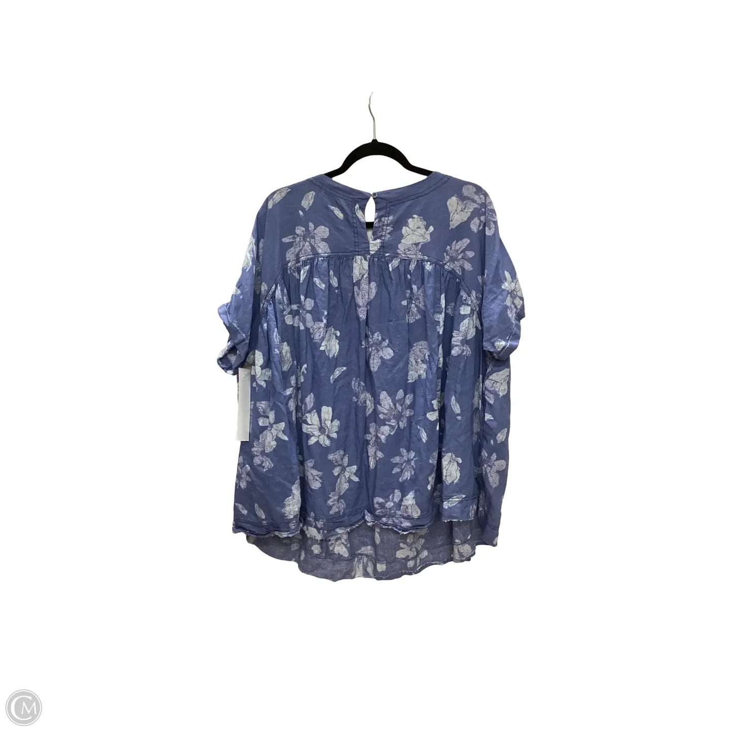 Blouse Short Sleeve By We The Free In Blue, Size: M
