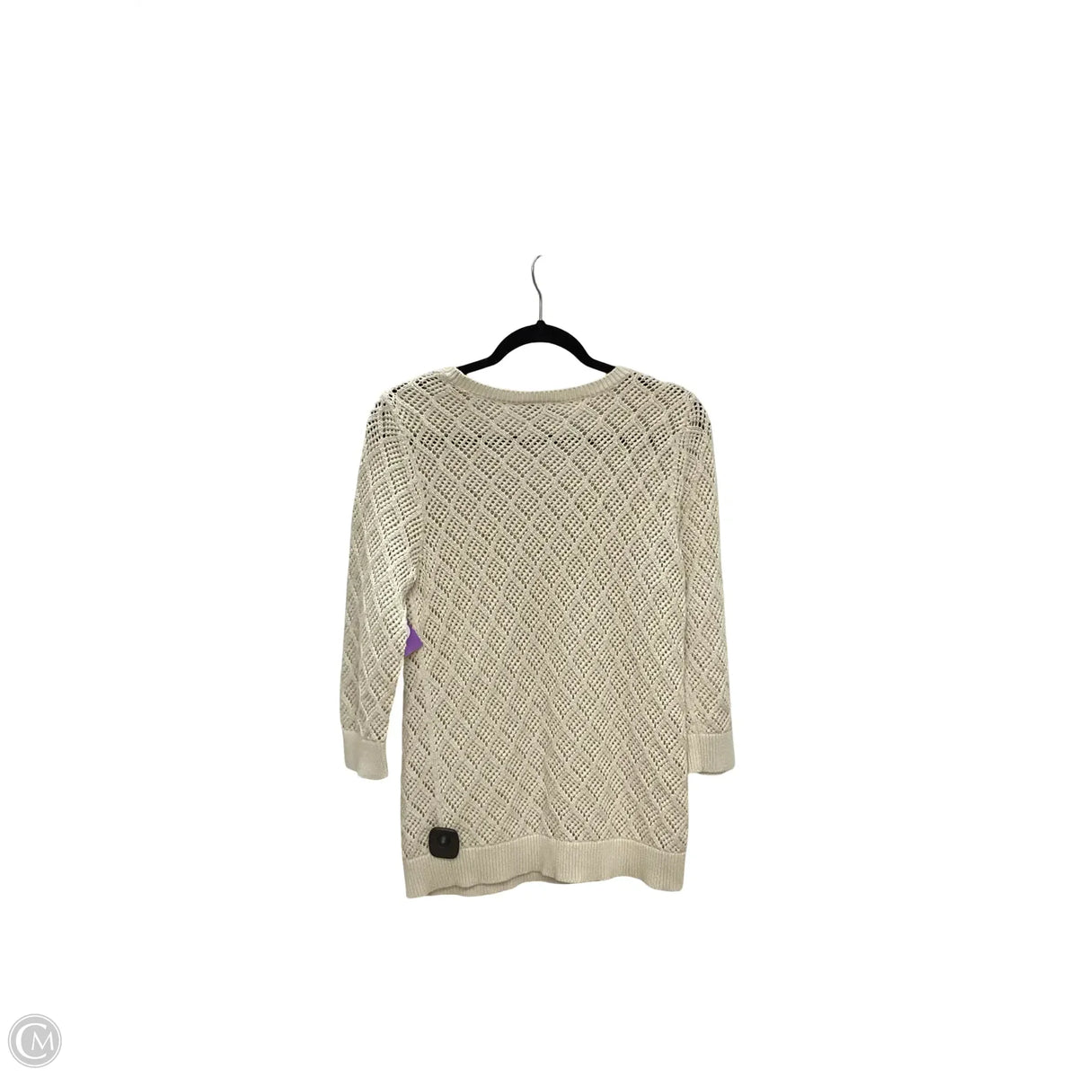 Sweater By Loft In Cream, Size: Lp