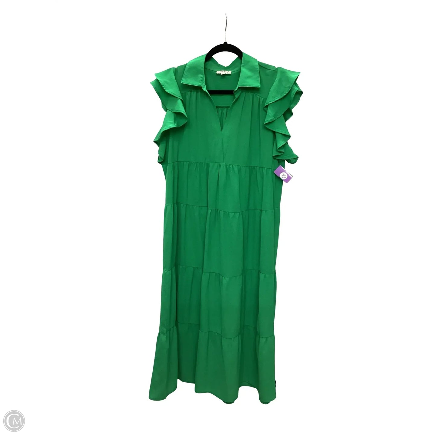 Dress Casual Midi By Umgee In Green, Size: L