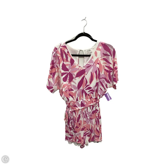 Romper By Emily Wonder In Pink & Purple, Size: M