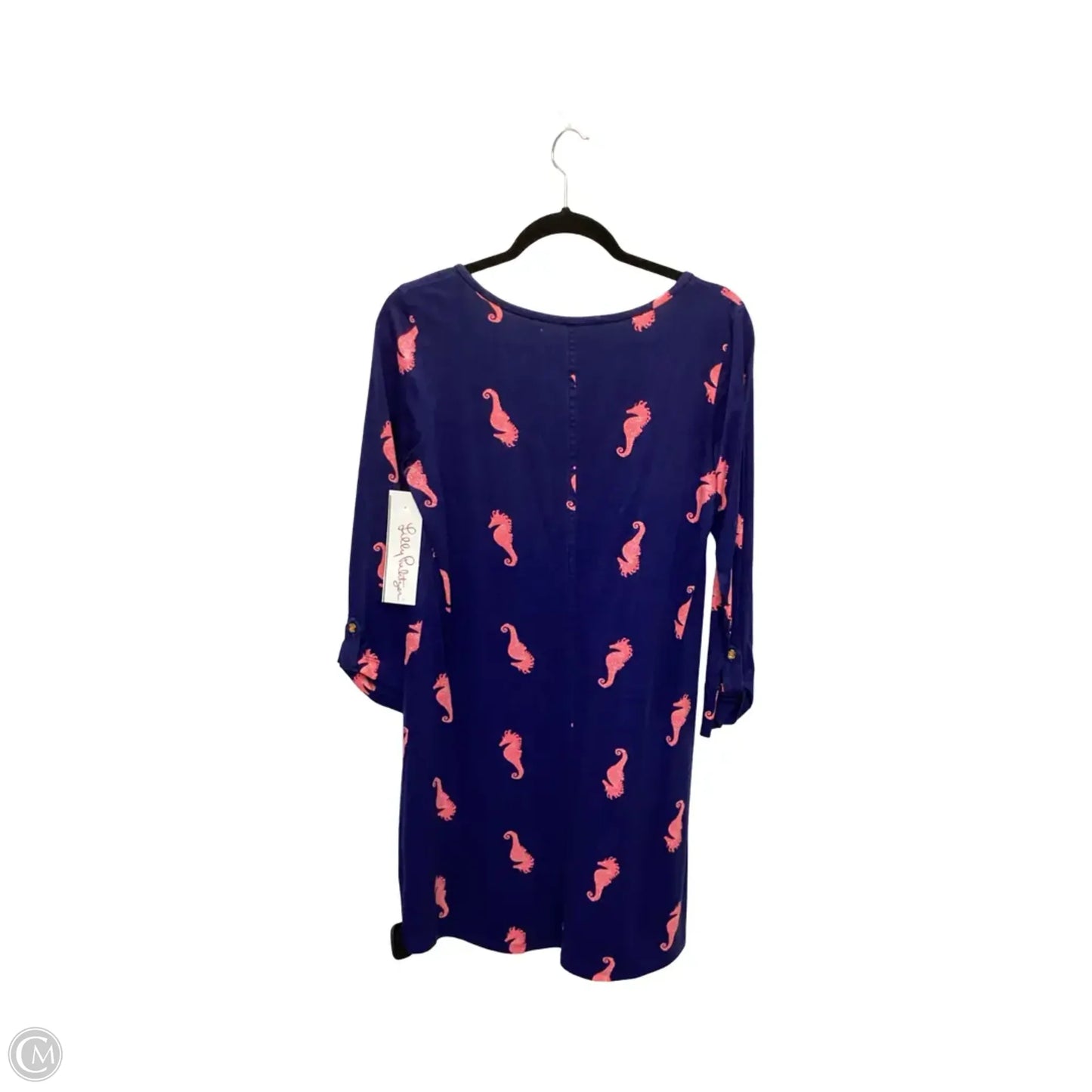 Dress Designer By Lilly Pulitzer In Blue & Pink, Size: M